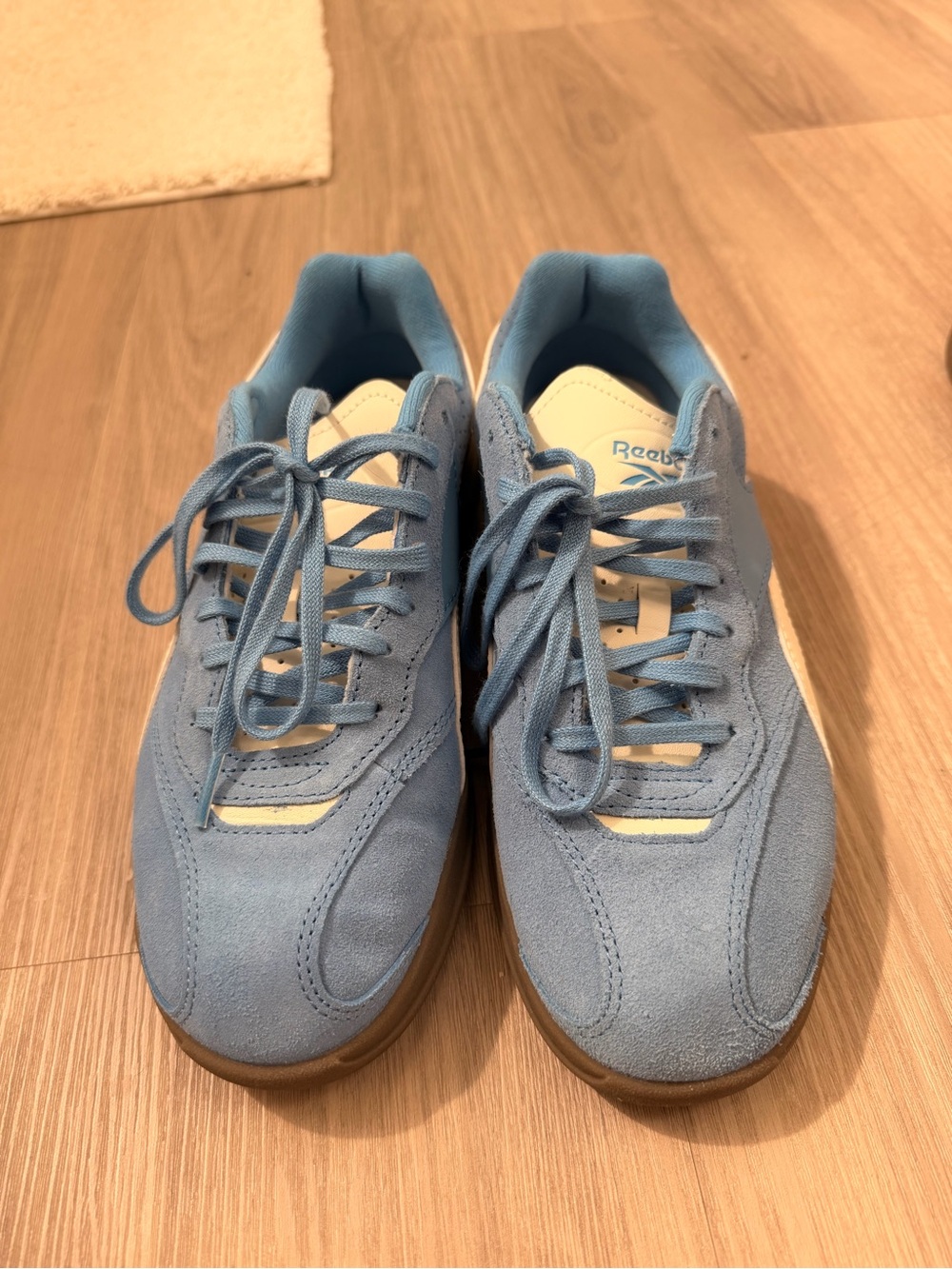 Reebok Men's Suede Sneakers in Light Blue